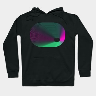 Geometric green abstract popart Hoodie